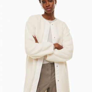 Aritzia Cream Teddy Jacket